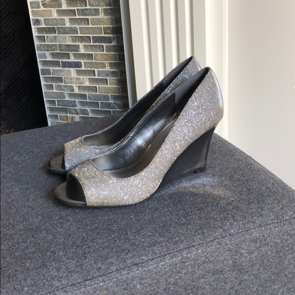 Metallic Wedge Heel- New